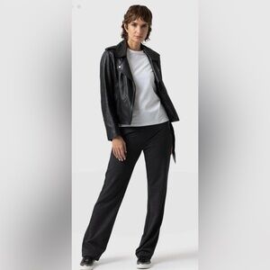 Saint + Sofia Apartment Pant Relaxed Straight Leg Soft Women - Size 4